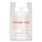 Amercareroyal Thank You Bags, 13in. x 23in. x 23in., Red/White, 1000PK RPTYB6FS - alternate 1